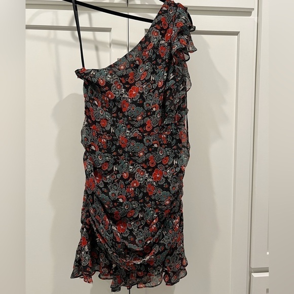 Veronica Beard Ballard Silk One Shoulder Ruffle Dress. EUC! - Picture 8 of 13